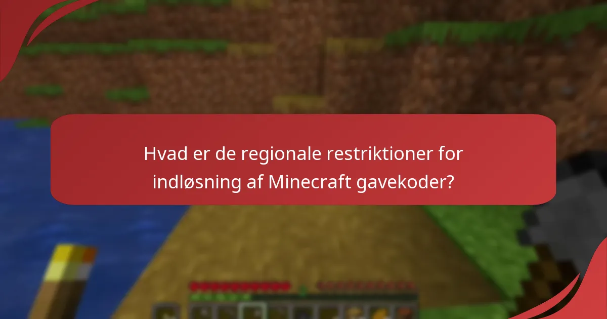 Hvad er de almindelige fejl ved indløsning af Minecraft gavekoder?