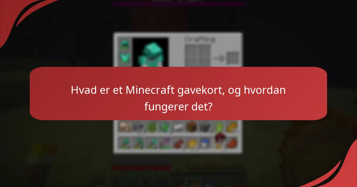 Hvad er begrænsningerne for overførsel af Minecraft gavekort?