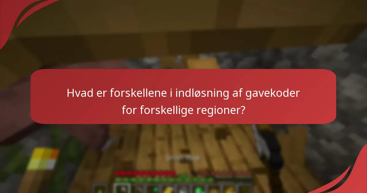 Hvad er bedste praksis for indløsning af Minecraft gavekoder?