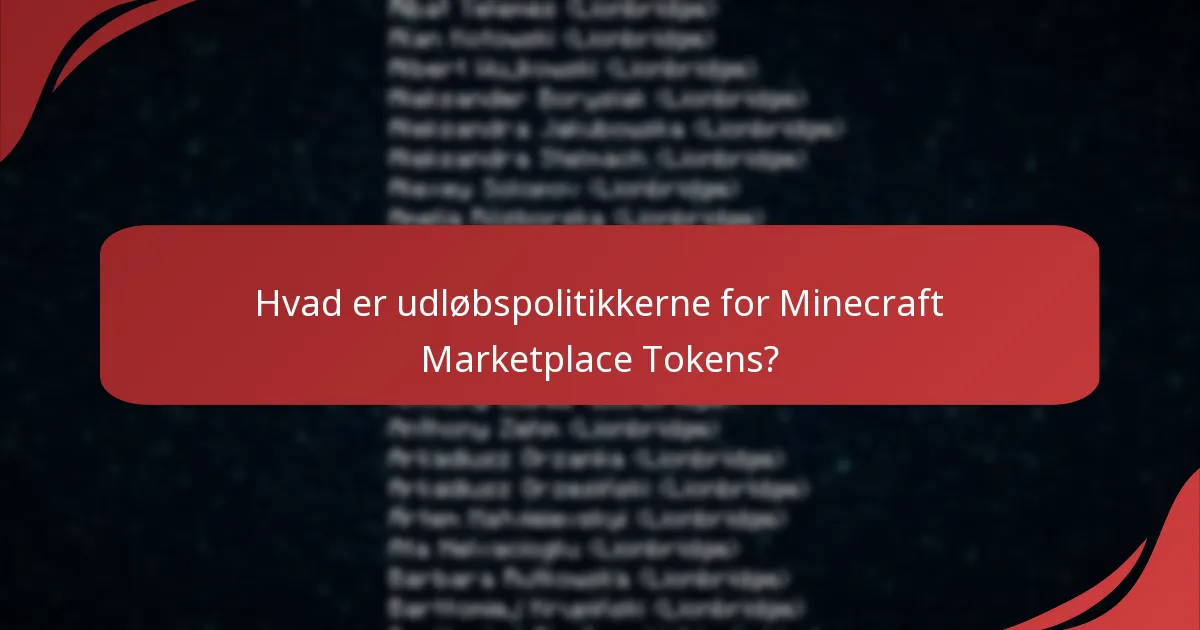 Hvordan kan jeg forny mine Minecraft Marketplace Tokens?