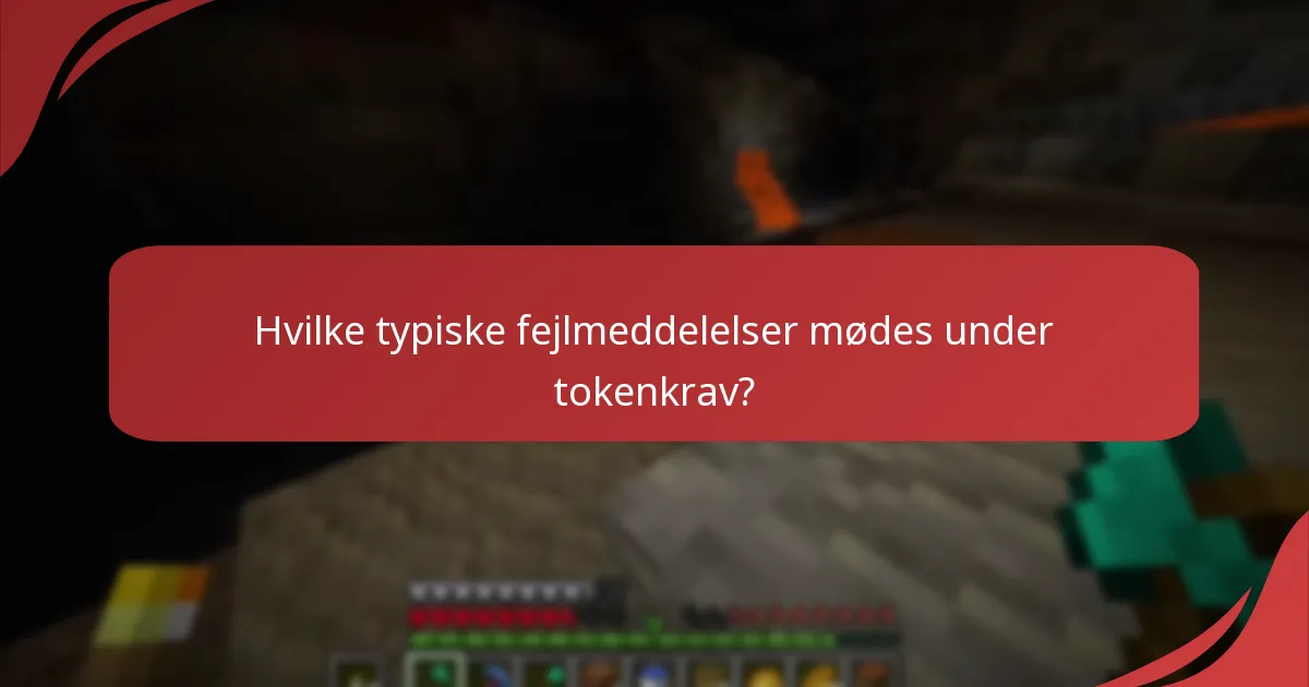 Hvilke avancerede fejlfindingsteknikker findes der for tokenkrav?