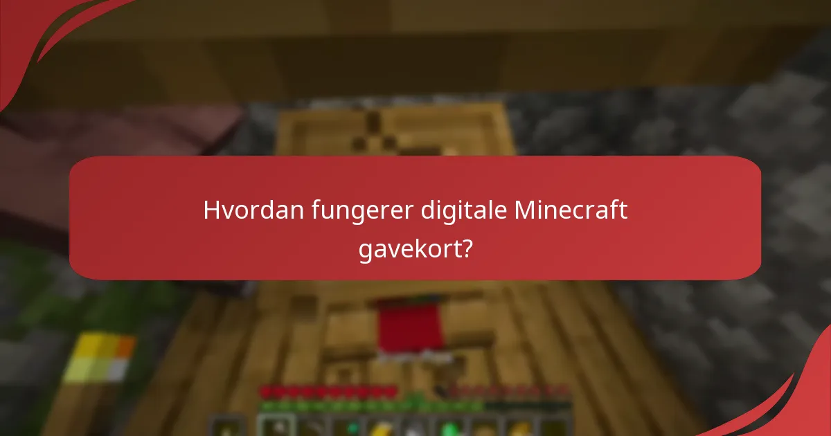 Hvad er fordelene ved digitale vs. fysiske Minecraft gavekort?